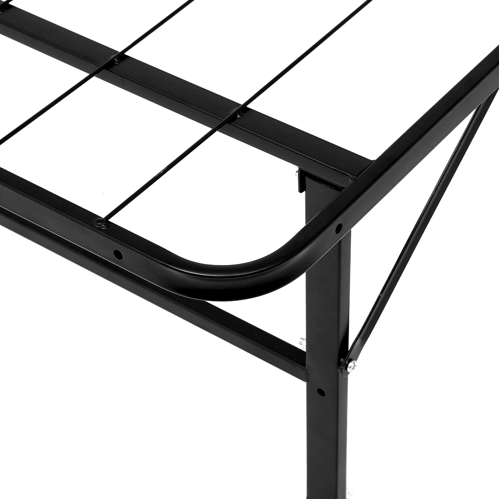 Details about   Artiss Foldable King Single Metal Bed Frame Foldable Bed Platform Black 